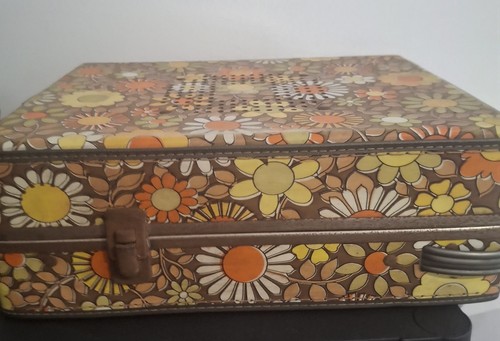 Tourne disques valise motif - valise,