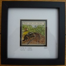 TINTIN au Congo Hergé Voiture