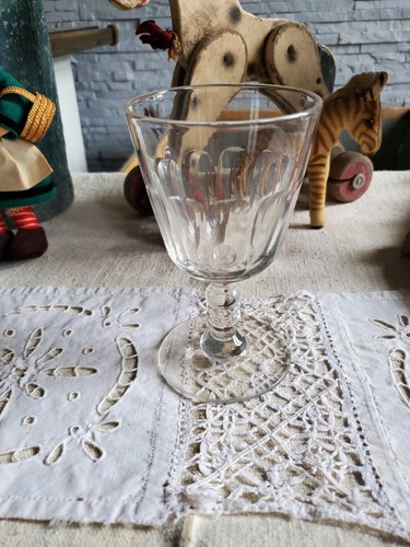 Ancien verre pied - ancien,
