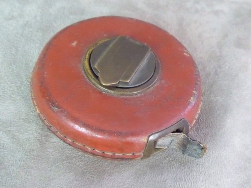 Decametre ancien cuir à - ancien,