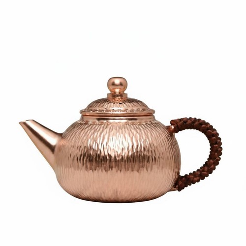 Théière gongfu cuivre pur - en,
