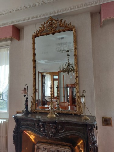 Grand miroir ancien style - grand,