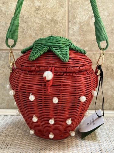 Pearl embellished strawberry - pearl,