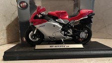 Moto MV AGUSTA - F4S -  Rouge /Argent - Motorama MacDue - 1:18