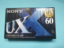 CASSETTE AUDIO - SONY UX 60 Minutes Cd CHROME IEC II NEUVE