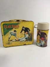 Vintage Rare Playball Lunchbox With Thermos
