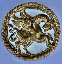 Line Vautrin  en bronze Doré  et émaillé  - LINE VAUTRIN - non Signée - N°2