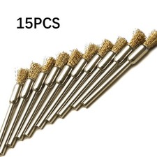 15pcs 5mm Laiton Cable Brosse Crimp Tasse Set Attache for Foredom Machines Foret