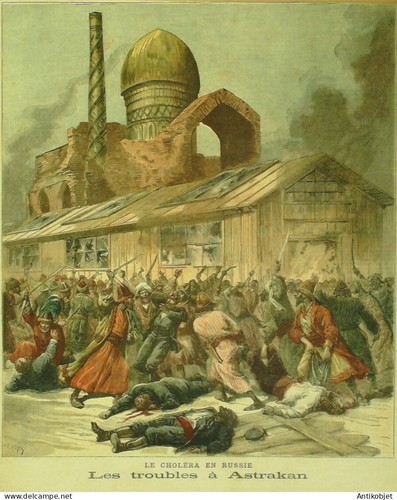 Russie astrakan émeutes 1892 - astrakan,