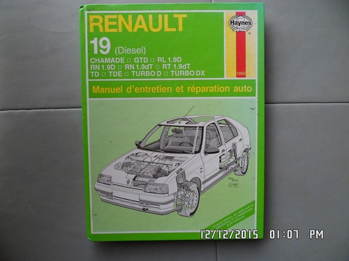 Rta haynes renault diesel - rta, 19