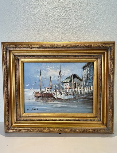 Huile sur toile marine - sur, 40/30