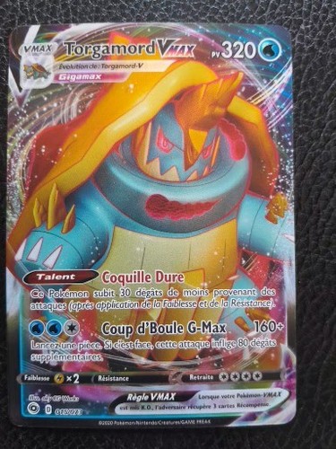Carte pokémon torgamord vmax - carte,