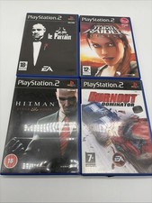 Lot de 4 jeux PlayStation 2 – Le Parrain / Tomb Raider Legend / Hitman Blood Mon