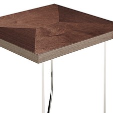 Table d'appoint carrée brillante John Lewis Eva vison bouleau prix de détail 575 £