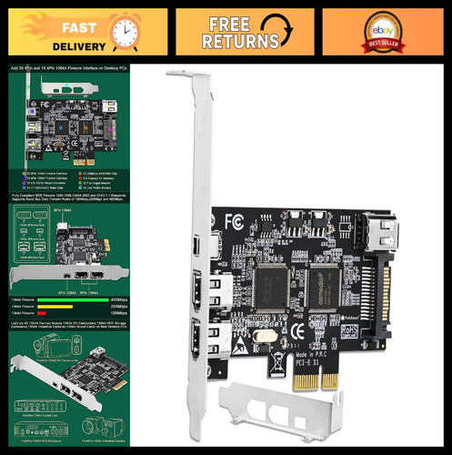 Port pcie firewire - 4-port,