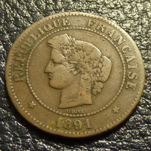 France centimes dupuis - france, 1891