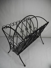 ancien porte revue fer forgé Chaty Vallauris vintage french magazine rack 50s