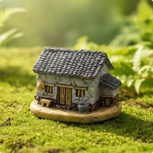 Miniature maison rustique - miniature,