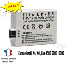 Lot 2 Batteries pour CANON