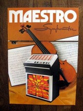 Juke Box Symphomatic Maestro 120  Flyer publicité