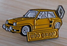 PIN'S VOITURE R 5 RENAULT 5 TURBO 2 GARAGE JAUNE