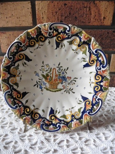 Desvres faience assiette - faience,