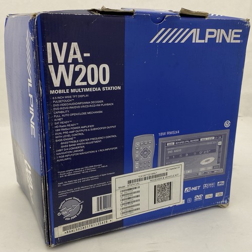 Alpine iva w200 double din - alpine,