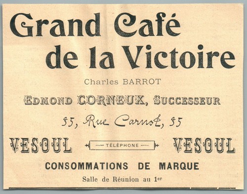 1907 vesoul grand - 1907, la