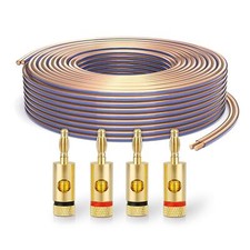 20m Câble 2x2, 5mm ² Ofc Cuivre Plein Enceintes Hifi Boxe Câble Set