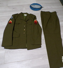 uniforme militaire  de sortie caporal chef  17e veste , pantalon  +   beret bleu