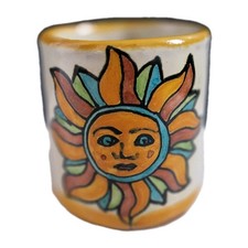 Tasse Mug En Céramique Talavera Signé E. Ortiz Mexico