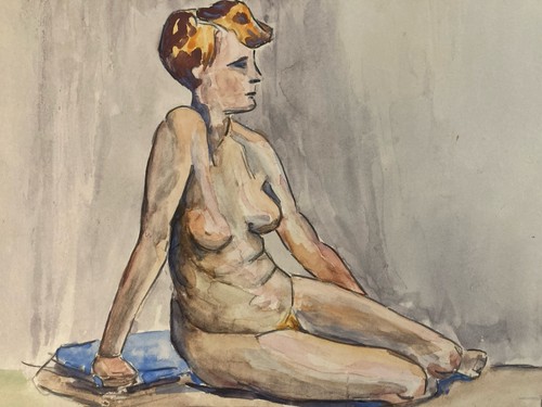 Beau dessin femme - nue, art