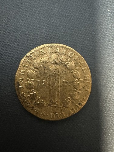 Rare france deniers louis - france, 12