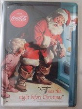 COCA COLA PLAQUE METAL 15 X