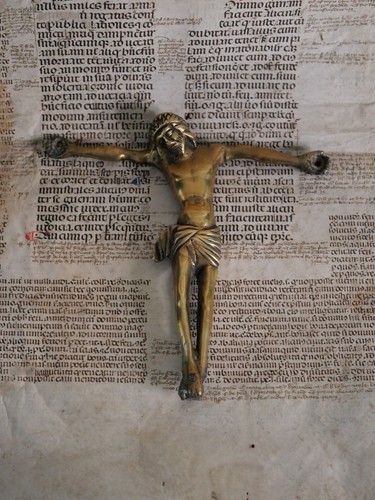 Christ bronze germanique - christ,