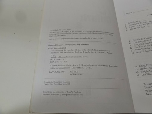 Nutrition almanac the - the, culprit