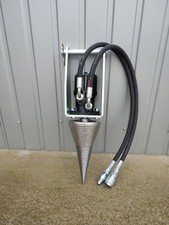 Cône Fendeur À Bois mini Pelle avec moteur hydraulique 10 kw cône diamètre 150mm