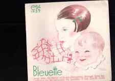 manon lessel rare livre ancien catalogue bleuette poupée enfant été 1937