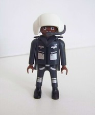 PLAYMOBIL (K2170) POLICE - Homme Policier Officier Pilote Hélicoptère 4267