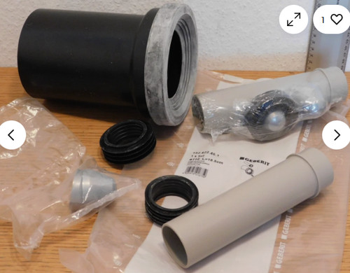 Kit raccordement tuyau wc - kit,