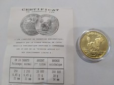 Médaille Numismatique :  les 25 ans de la " Mission Apollo 11 "  - Nasa -