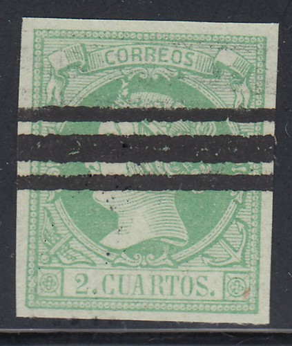 Espagne barrados 1860 edifil - espagne,
