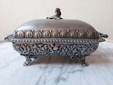 Boite Re Rangement De Table En Etain Les Etains Du Marquis Decor Floral Roses