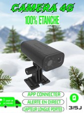 Mini caméra 4G étanche détection humaine vision nocturne 3/5J? APP connecté 