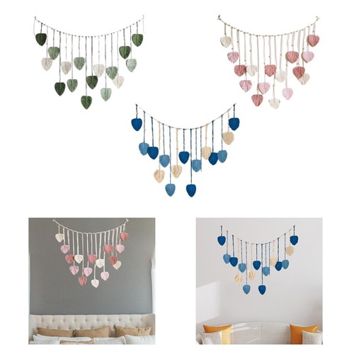 Macramé tapisserie feuille - macramé,