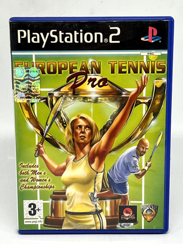 Jeu vidéo european tennis pro - jeu,