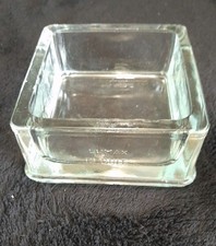 Vide-poche cendrier en verre moulé Style Lumax Le Corbusier Design XXème