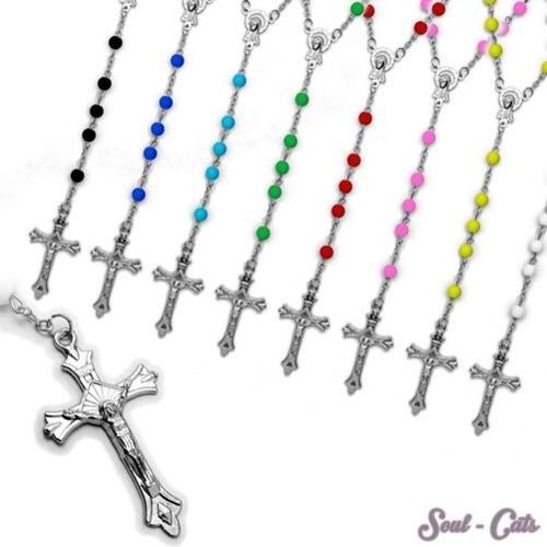 Rosaire plusieurs couleurs - rosaire,