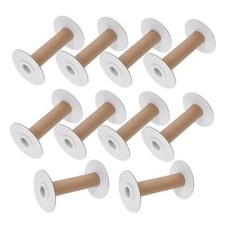 Lot de 10 bobines de papier à coudre, bobines de fil vides pour tricot de