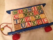Vintage Playskool ABC Wood